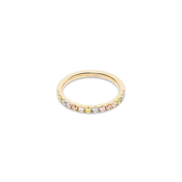 Coeur de Lion Ring Eternal Lovegold-multicolor pastell