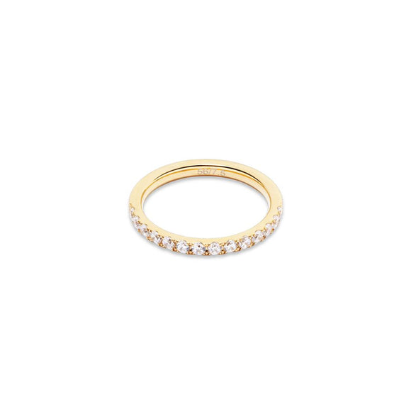 Coeur de Lion Ring Eternal Lovegold-gold-kristall
