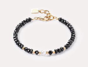 Coeur de Lion Armband Mystic Pearl Armband gold-schwarz