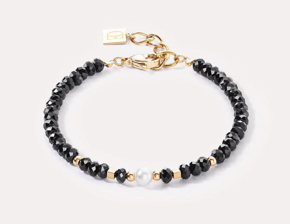 Coeur de Lion Armband Mystic Pearl Armband gold-schwarz