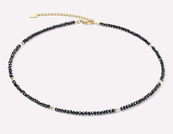 Coeur de Lion Collier Little Twinkle gold-schwarz