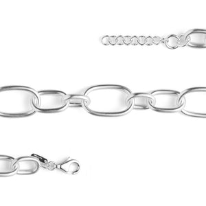 Bastian Inverun Armband Elegant Twist mattiert silber