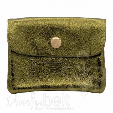 Umjubelt Portemonnaie Cape olive glitter