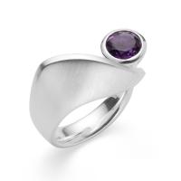 Bastian Ring Silber Purple Glow mit Amethyst 1,20ct